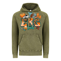Vintage Olive ekg tech fall Vintage Hoodie - AdoDesignShop