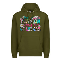 Army Green i didn't plan on getting out of the car Premium Hoodie - Zillion Design Studio