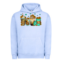 Pigment Grape Ice sunflowers coffee cups Urban Hoodie - Zillion Design Studio