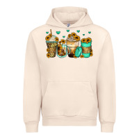 Sandshell sunflowers coffee cups Urban Hoodie - Zillion Design Studio