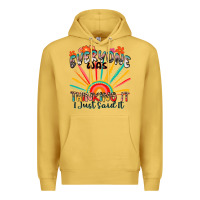 Antique Gold everyone was thinking it i just said it Premium Hoodie - Zillion Design Studio