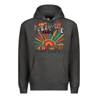 Charcoal Heather everyone was thinking it i just said it Premium Hoodie - Zillion Design Studio