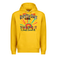 Lemon everyone was thinking it i just said it Premium Hoodie - Zillion Design Studio