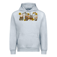 Heather Grey skeleton hands coffee cups Urban Hoodie - texasbilliewilder