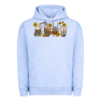 Pigment Grape Ice skeleton hands coffee cups Urban Hoodie - texasbilliewilder