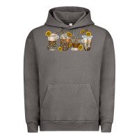 Pigment Tornado skeleton hands coffee cups Urban Hoodie - texasbilliewilder