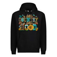 Black a little country a little hood Premium Hoodie - texasbilliewilder