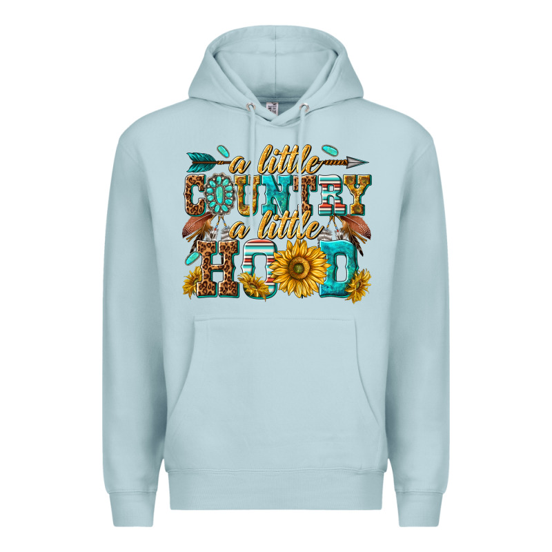A Little Country A Little Hood Premium Hoodie by texasbilliewilder | Teevron