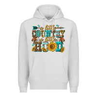 Dove Grey a little country a little hood Premium Hoodie - texasbilliewilder