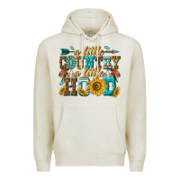 Oatmeal Heather a little country a little hood Premium Hoodie - texasbilliewilder