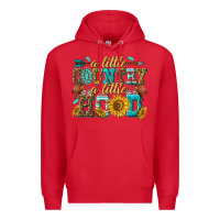 Red a little country a little hood Premium Hoodie - texasbilliewilder