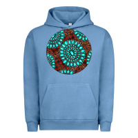 Pigment Pebble Blue Gemstone Christmas Urban Hoodie - RanaPortraitStore