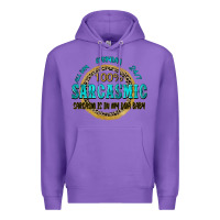 Purple all day everyday 247 100 sarcasmic sarcasm is in m Premium Hoodie - Zillion Design Studio