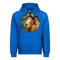 Cobalt Farm Goat Christmas Urban Hoodie - RanaPortraitStore