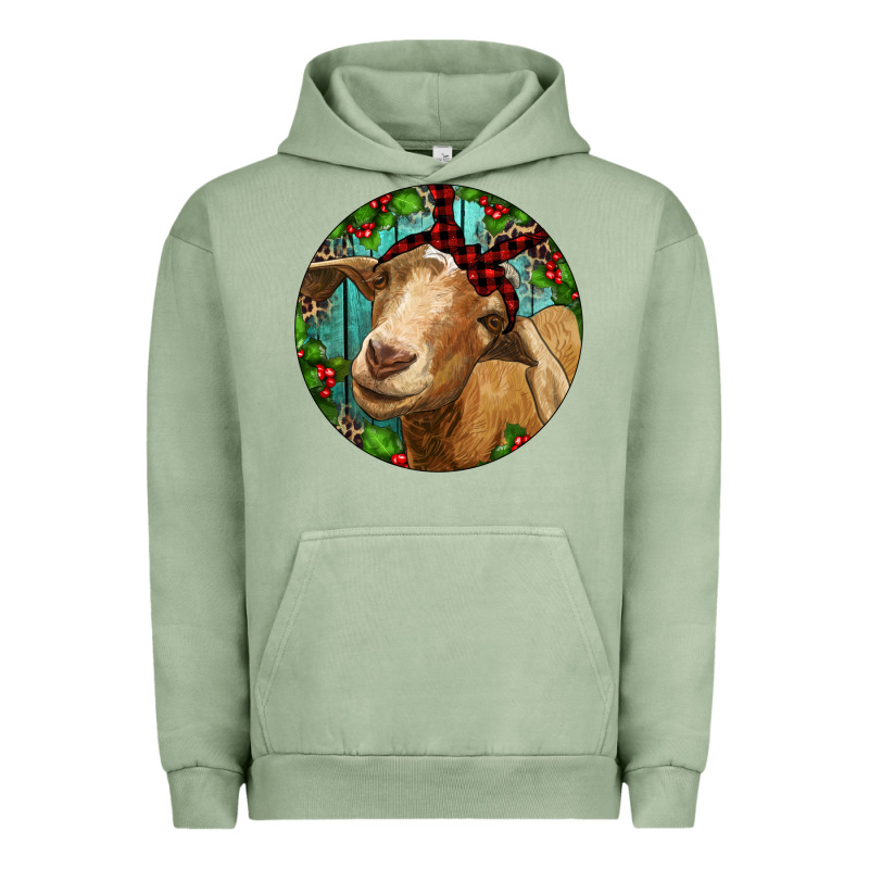 Farm Goat Christmas Urban Hoodie by RanaPortraitStore | Teevron