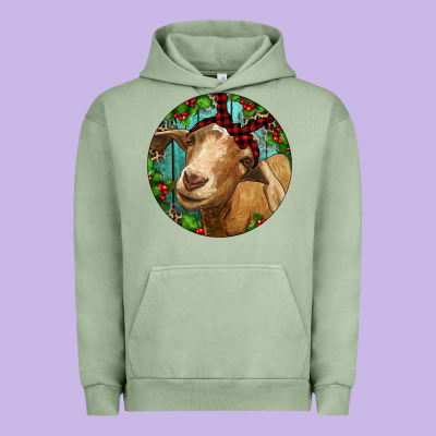 Farm Goat Christmas Urban Hoodie Designed By Ranaportraitstore