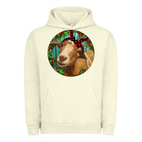 Pigment Pistachio Farm Goat Christmas Urban Hoodie - RanaPortraitStore