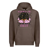 Coffee my crystal ball says you are full of Premium Hoodie - Zillion Design Studio