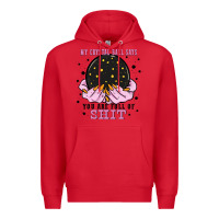 Red my crystal ball says you are full of Premium Hoodie - Zillion Design Studio