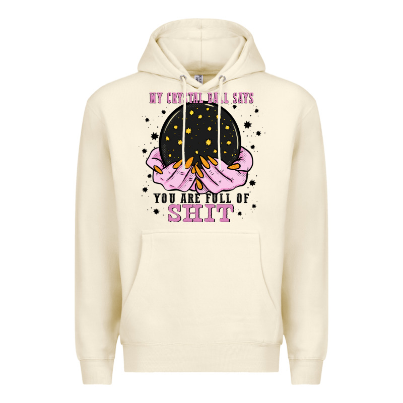 My Crystal Ball Says You Are Full Of Premium Hoodie by Zillion Design Studio | Teevron