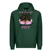 Sports Green my crystal ball says you are full of Premium Hoodie - Zillion Design Studio