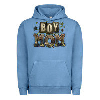 Pigment Pebble Blue boy mom Urban Hoodie - Zillion Design Studio