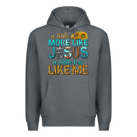 Rock a little more like jesus a little less like me Premium Hoodie - texasbilliewilder