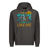 Smoke a little more like jesus a little less like me Premium Hoodie - texasbilliewilder
