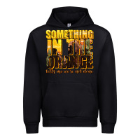 Black something in the orange western Urban Hoodie - texasbilliewilder