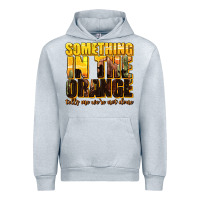 Heather Grey something in the orange western Urban Hoodie - texasbilliewilder