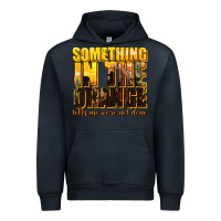 Navy something in the orange western Urban Hoodie - texasbilliewilder