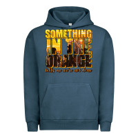 Pigment Midnight Navy something in the orange western Urban Hoodie - texasbilliewilder