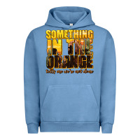 Pigment Pebble Blue something in the orange western Urban Hoodie - texasbilliewilder