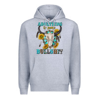 Heather Grey adulthing is some bullshit with sanflowers and gamstone  tbw Premium Hoodie - texasbilliewilder