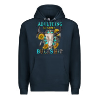 Navy adulthing is some bullshit with sanflowers and gamstone  tbw Premium Hoodie - texasbilliewilder