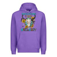 Purple adulthing is some bullshit with sanflowers and gamstone  tbw Premium Hoodie - texasbilliewilder