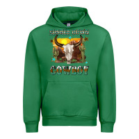 Emerald simmer down cowboy Urban Hoodie - texasbilliewilder
