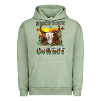 Pigment Oil Green simmer down cowboy Urban Hoodie - texasbilliewilder