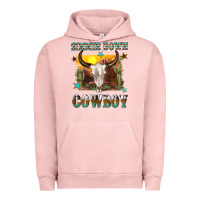 Pigment Salmon simmer down cowboy Urban Hoodie - texasbilliewilder