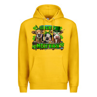Lemon St Patricks Day Lucky Heifers Premium Hoodie - RanaPortraitStore