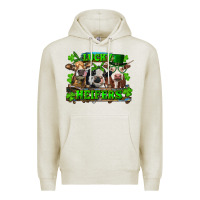 Oatmeal Heather St Patricks Day Lucky Heifers Premium Hoodie - RanaPortraitStore