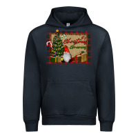 Navy It's Christmas Gnomes Urban Hoodie - RanaPortraitStore