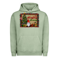 Pigment Oil Green It's Christmas Gnomes Urban Hoodie - RanaPortraitStore