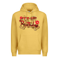 Antique Gold it's my birthday Premium Hoodie - Zillion Design Studio