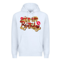 White it's my birthday Premium Hoodie - Zillion Design Studio