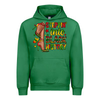 Emerald steppin into black history Urban Hoodie - Zillion Design Studio