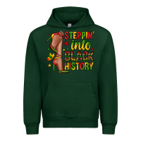 Foreset Green steppin into black history Urban Hoodie - Zillion Design Studio