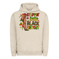 Pigment French Oak steppin into black history Urban Hoodie - Zillion Design Studio