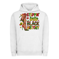 Pigment Lunar Rock steppin into black history Urban Hoodie - Zillion Design Studio