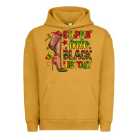 Pigment Peanut Butter steppin into black history Urban Hoodie - Zillion Design Studio
